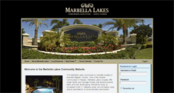 Desktop Screenshot of marbellalakeshoa.com