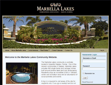 Tablet Screenshot of marbellalakeshoa.com
